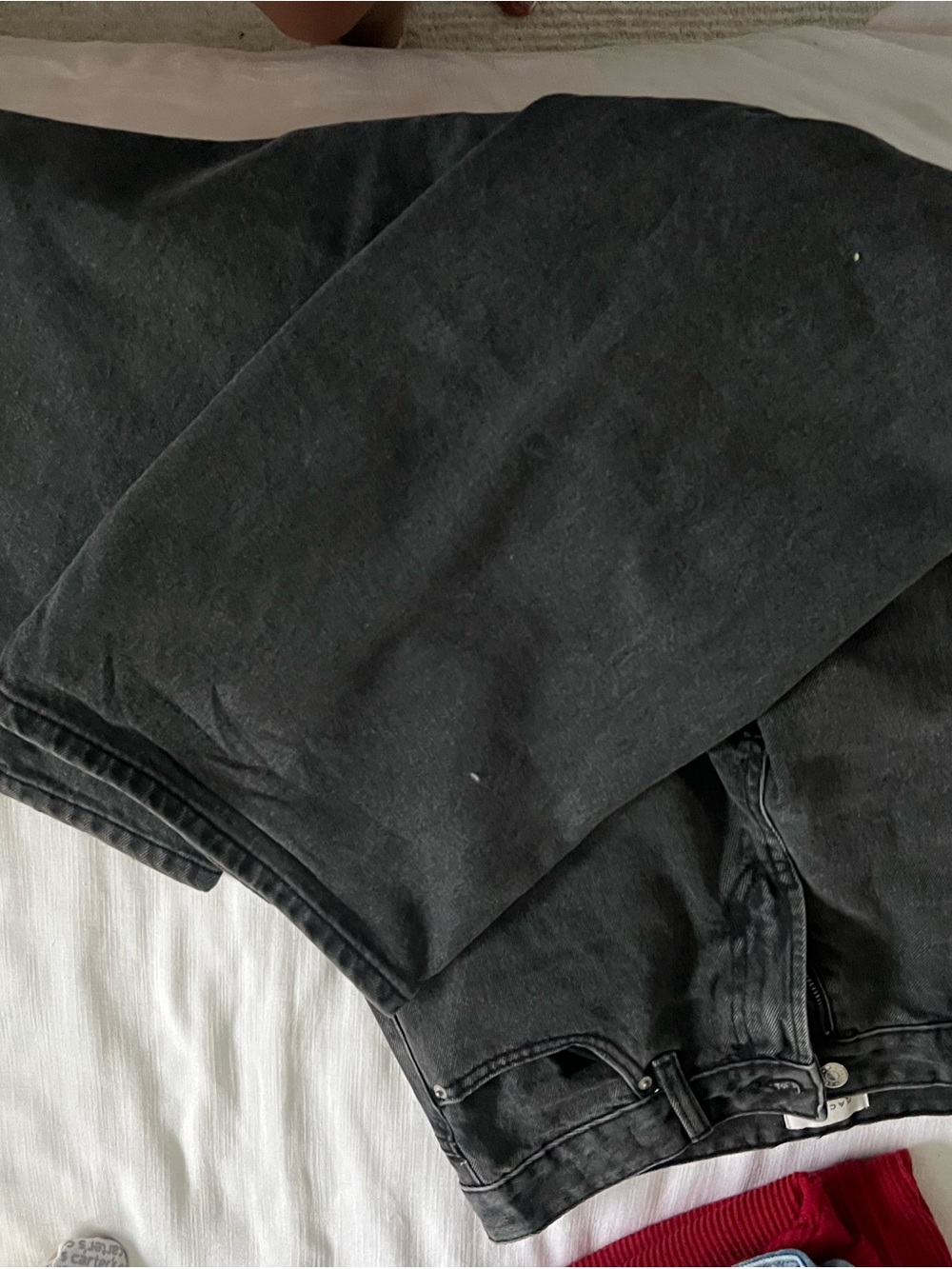 Black Denim Jeans - Classic Straight Fit
